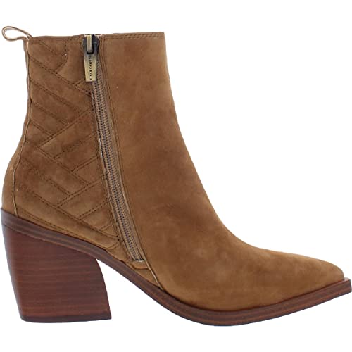 Vince Camuto Womens Brasenta Suede Quilted Ankle Boots2
