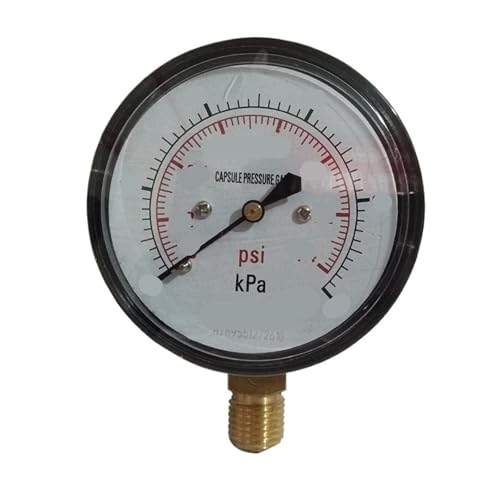 Manomètre à capsule radiale YE-60 boîtier gaz ventilation micro pression
