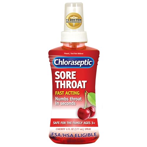 Chloraseptic Sore Throat Spray, Cherry Flavor, 6 fl oz