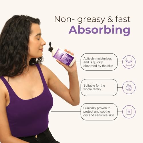 Image of THE LOVE CO. Twilight Love Body Lotion for Women 250ml | Floral Fragrance | Deep Moisturizing, Non-Sticky Formula | Luxury Body Care Gift