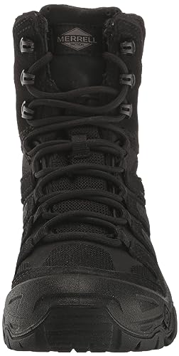 Merrell Merrell Strongfield Tactical 8" Waterproof Unisex Boots, Black, 4.5
