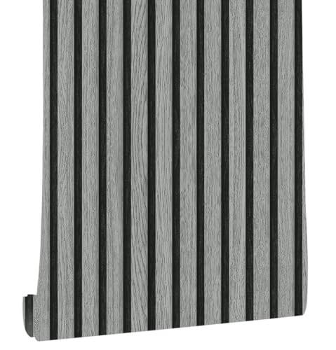 Papier peint adhésif lattes de bois imperméable et repositionnable - 2
