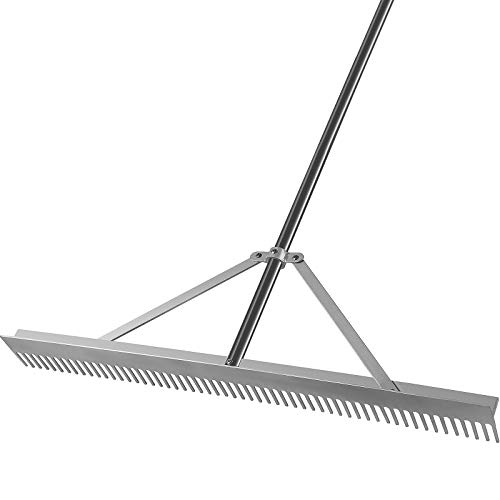 VEVOR Black Lake Weed Cutter, Weed Rake,11' Uproots Aquatic Weeds Muck Silt Lake Rakes, 36