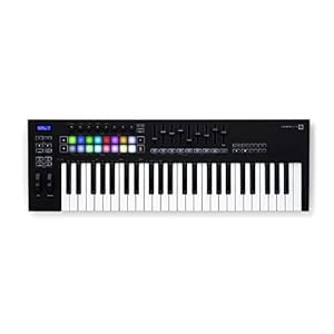 Novation Launchkey 49 [MK3] MIDI Keyboard Controller — Seamless Ableton Live Integration. Chord Mode, Scale Mode, and…