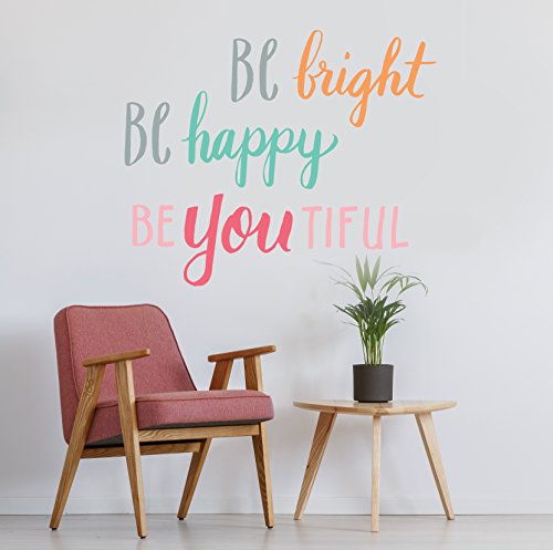 Wall Decor - Inspirational Quote. Peel and Stick Wall Decals - Easy to