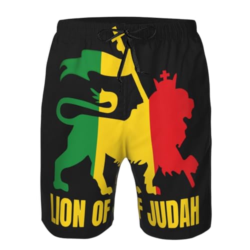 Happy Haitian Flag Day 1804 Men's Swim Trunks Beach Shorts Quick Dry Hawaiian Swimming with Pockets4