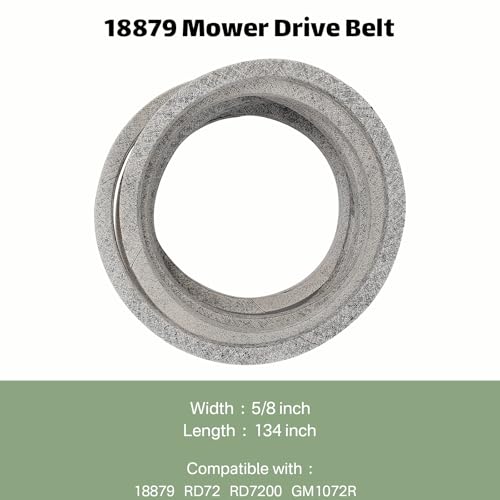 Image of Exact OEM SPEC Belt for Woods 18879 FITS RD72 RD7200 & Frontier GM1072R 134.125 inch