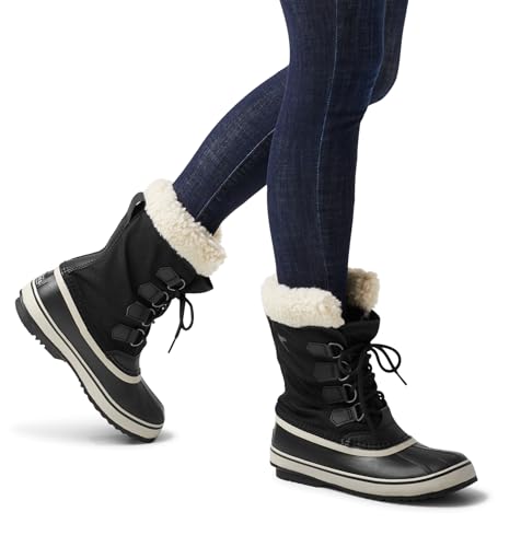Sorel WINTER CARNIVAL WATERPROOF Schneestiefel für Damen, Schwarz (Black x Stone), 39 EU