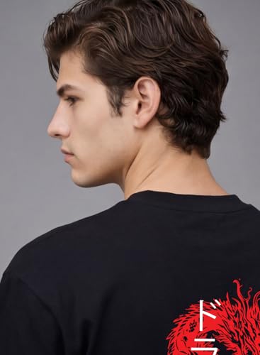 T-shirt coupe décontractée ADRO coton épais qui ne se déforme pas