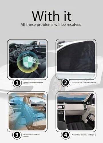 Sonnenschutz Auto Auto-Seitenfenster-Sonnenschutz Für Grand Für Scenic, dehnbares, atmungsaktives Netzmaterial, Autozubehör