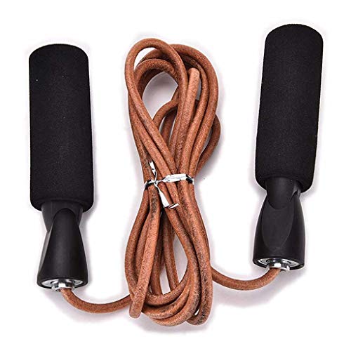 Corde à sauter de vitesse en cuir audacieuse de 2.7M réglable pour maximiser la perte de poids