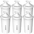 Max Strength Pro Water Filter Replacement for Brita® Pitchers & Dispensers, Classic OB03, Mavea® 107007, 35557 & More, NSF Certified Water Pitcher Filter, 1 Year Supply, Fits Brita & Mavea, 6 Count