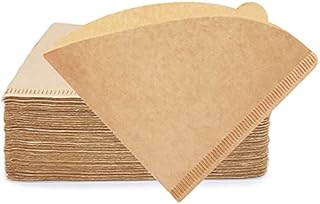 YQL 200PCS V60 Coffee Filters, Disposable Unbleached Filter Papers Size 2 for V60 Coffee Dripper Pour Over Coffer Makers(2-4 Cups)