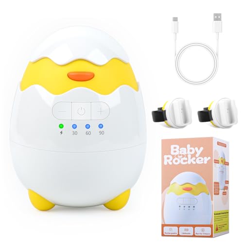 Baby Sleep Soothers, Rechargeable Stroller Rocker for Stroller Pram Crib, Portable Bouncer Rocks...