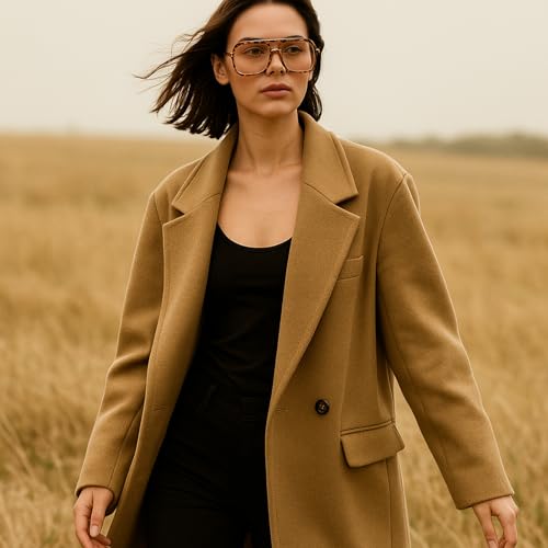 Pilot Sunglasses for Women Trendy Oversized Square Sun Glasses UV Protection 2025 Ladies Shades4