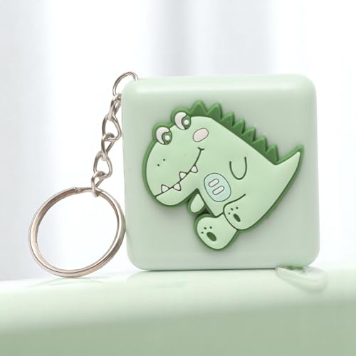Cinta Métrica Verde con Diseño Dinosaurio 4.7x4.7x1.7cm