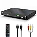 Lecteur Blu-Ray DVD pour Téléviseur - 1080P HD DVD Lecteur Bluray avec Sortie HDMI/Coaxiale/RCA (câble HDMI et AV Inclus), Entrée USB, Bluray Région B/2, Télécommande (LP-100)