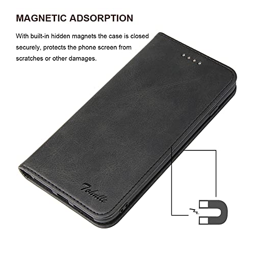 Tohulle Case For Samsung Galaxy S10, Premium Pu Leather Wallet Case With Card Holder Kickstand Built-In Magnetic Closure Flip Folio Phone Cover For Samsung Galaxy S10 - Black #TOP4