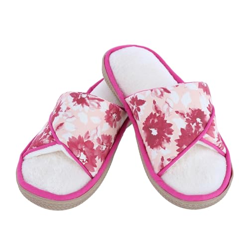 Women's Recycled Cotton Floral Keilly Slide with Enhanced Heel Cushion2