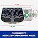 Cleave Split Ergonomic Mechanical Keyboard, All-Day Comfort, Boosts Productivity, Natural Typing Posture, Tactile Optical Switches, Cushioned Palm Rest, Backlit Keys, TrulyErgonomic, Windows/Mac
