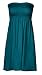 Girls Walk Women's Plus Size Plain Boob Tube Bandeau Sheering Top
