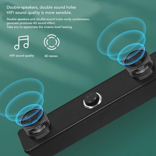 Altavoces USB para pc lyrlody que solucionan el audio bajo de los monitores modernos 2