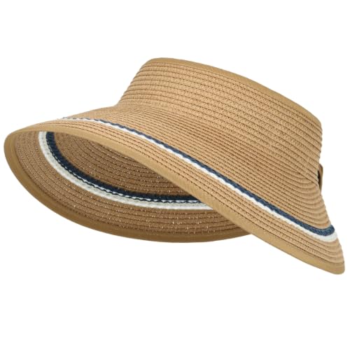 Sombrero sombrilla para mujer con visera amplia miniatura 1