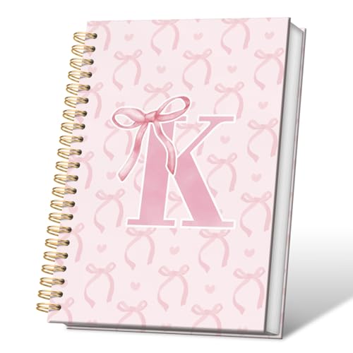 Carnet à spirales nœud rose cadeau personnalisé original pour anniversaire femme