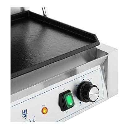 Royal Catering RCPKG-3600-M Doppel-Kontaktgrill geriffelt + glatt 3.600 W Elektrogrill Kontaktgrill Elektrogriller – Bild 3