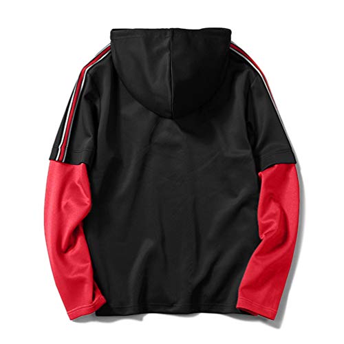 Zhiyuanan Uomo Autumn Pullover Felpe con Cappuccio...