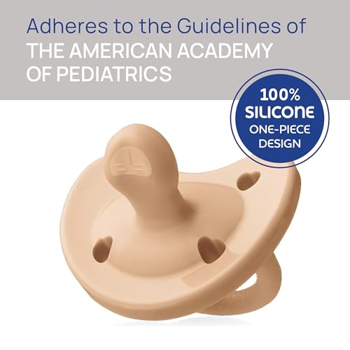 Chicco Luxe Orthodontic Pacifier One-Piece Silicone, 0-6m, 2-Pack - image 7