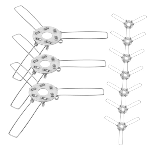 OUNONA 10pcs Lampshade Spring Clips for Easy Installation Lamp Shade Adapters Suitable for Pendant Lights Wall Lights and Table Lamps Strong Clamping Force Long Lifespan