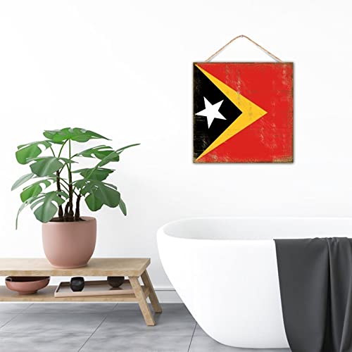Décoration murale de table moderne en bois de Timor oriental pour cottage - 7