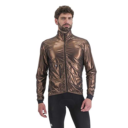 Sportful Giara Packable Jacket - Men's Metal Bronze, Xxl