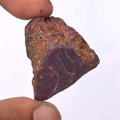 GEMHUB Natural Star Ruby Stone 93.50 Carats. Certified Rough Red Star Ruby Stone, Untreated Loose Ruby Gemstone ES-807