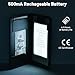WeChef Folding LED Backlit Illuminated Black Leatherette Check Presenter/menu Holder
