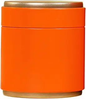 Small Round Boxes Portable Tin Cans Tinplate Material Gift for Tea Lover