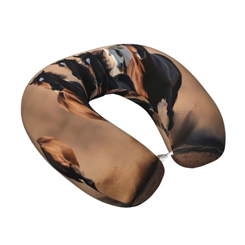 Almohada de viaje de poliéster tamaño único negro miniatura 2
