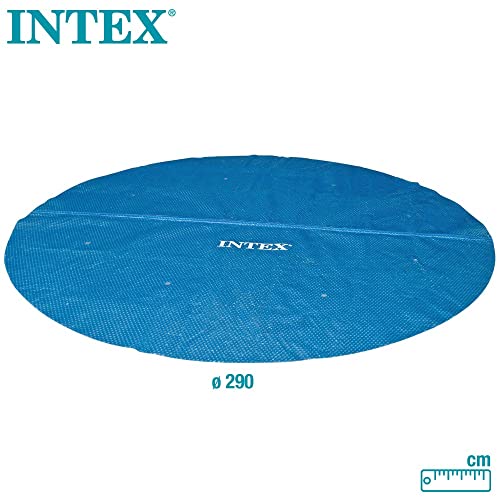 Intex Solarabdeckplane für Easy und Frame Pool 305 cm Stärke 120 Mikron, Fertigungsmaß: Circa 290 cm, 28011 Blau