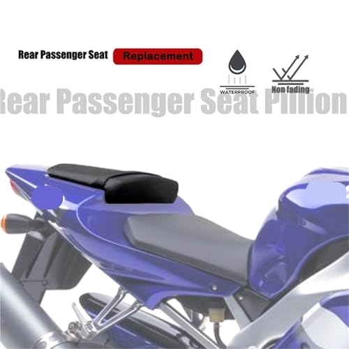 Cubierta negra de asiento para pasaje de moto R1 YZF-R1 con acabado premium resistente 2