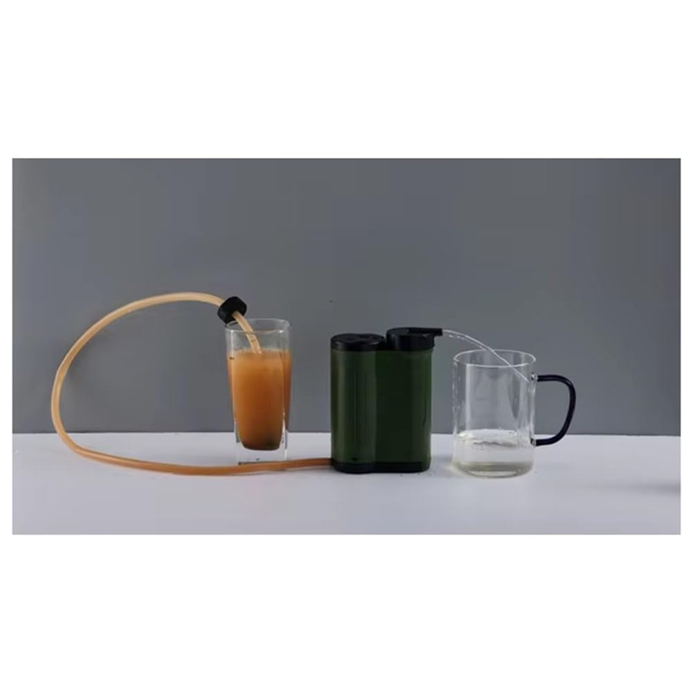Pajita con Filtro de Agua Personal para Camping, Senderismo y Emergencias - Purificador de Agua Eléctrico Portátil para Exteriores