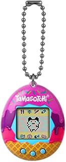 Bandai Tamagotchi Original Paradise Shell | Tamagotchi Original Cyber Pet 90s Adults and Kids Toy with Chain | Retro Virtual Pets are Great Boys and Girls Toys or Gifts for Ages 8+