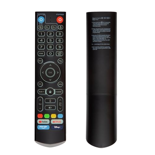 V3 Pro V3 Plus V5 Pro TV Box Voice Remote Control Replacement Compatible with vSeeBox TV Box Smart Bluetooth Voice Remote Control