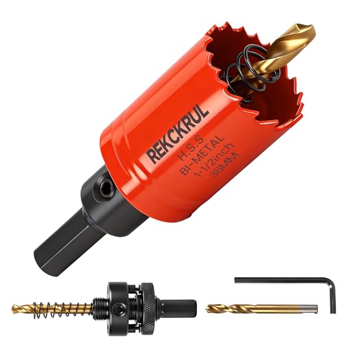 (38mm | 1-1/2 Inch) HSS M42 with 8% Cobalt Bi-Metal Hole Saw