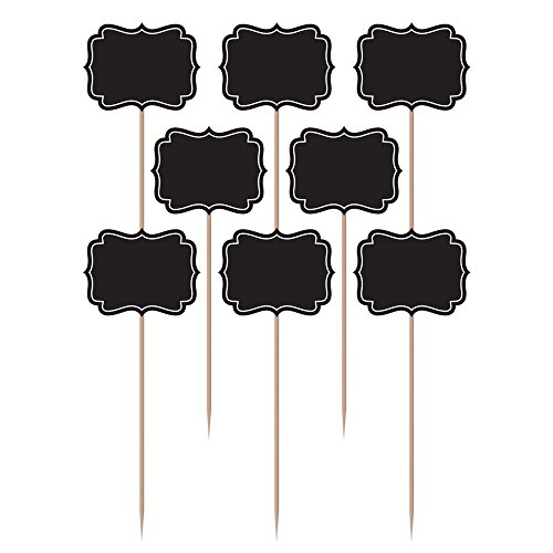 Amscan 400162 Large Chalkboard Party Picks | 12 ct. | Party Decoration