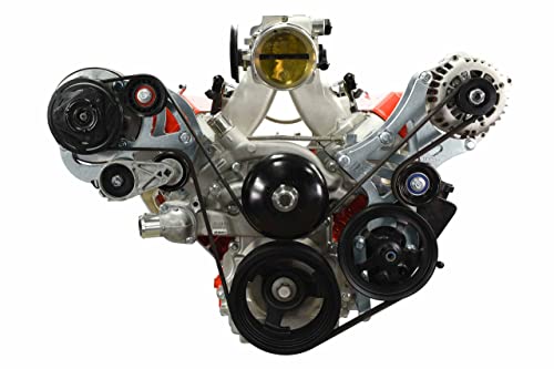ICT Billet LS Truck R4 A/C Air Conditioner Compressor Bracket Kit SUV LSX AC (LS3 Camaro) LS1 LS3 LS2 LQ4 LQ9 LS6 L92 L99 L33 LR4 Designed & Manufactured in the USA 551585X-3