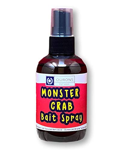 OURONS Cebo de Pesca Spray Monstruo Cangrejo Carpa Atrayente Sabor 100 ml