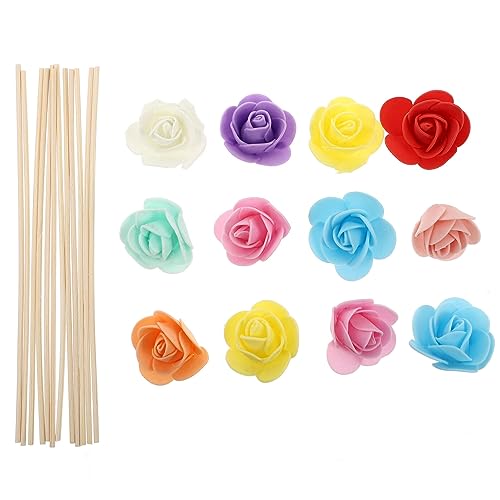 Difusor de varillas aromáticas con rattan decorativo miniatura 1