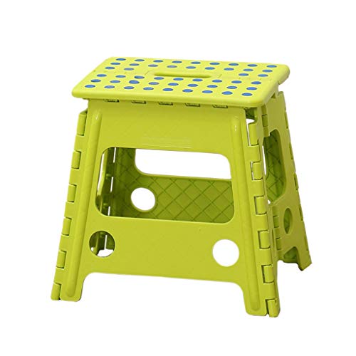 LSZ Folding Plastic Stool Portable Portable Small Bench Outdoor Mazar Household Adult Non-slip Stool Folding Chairs (Color : D)