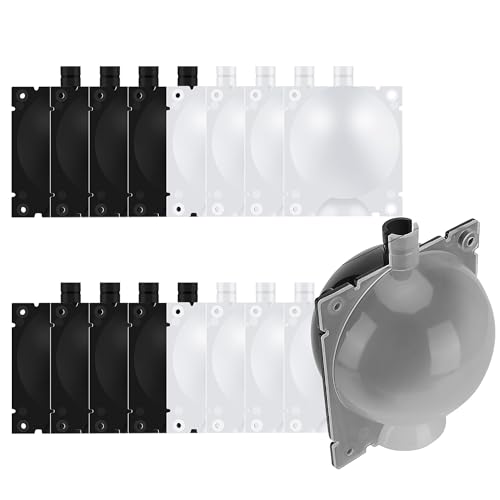 GISSAN Air Layering Pods for Plant Propagation (8 Medium) Reusable Rooting Balls with Automatic Lock Plant Propagation Kit for Trees Roses & Fruit Plants